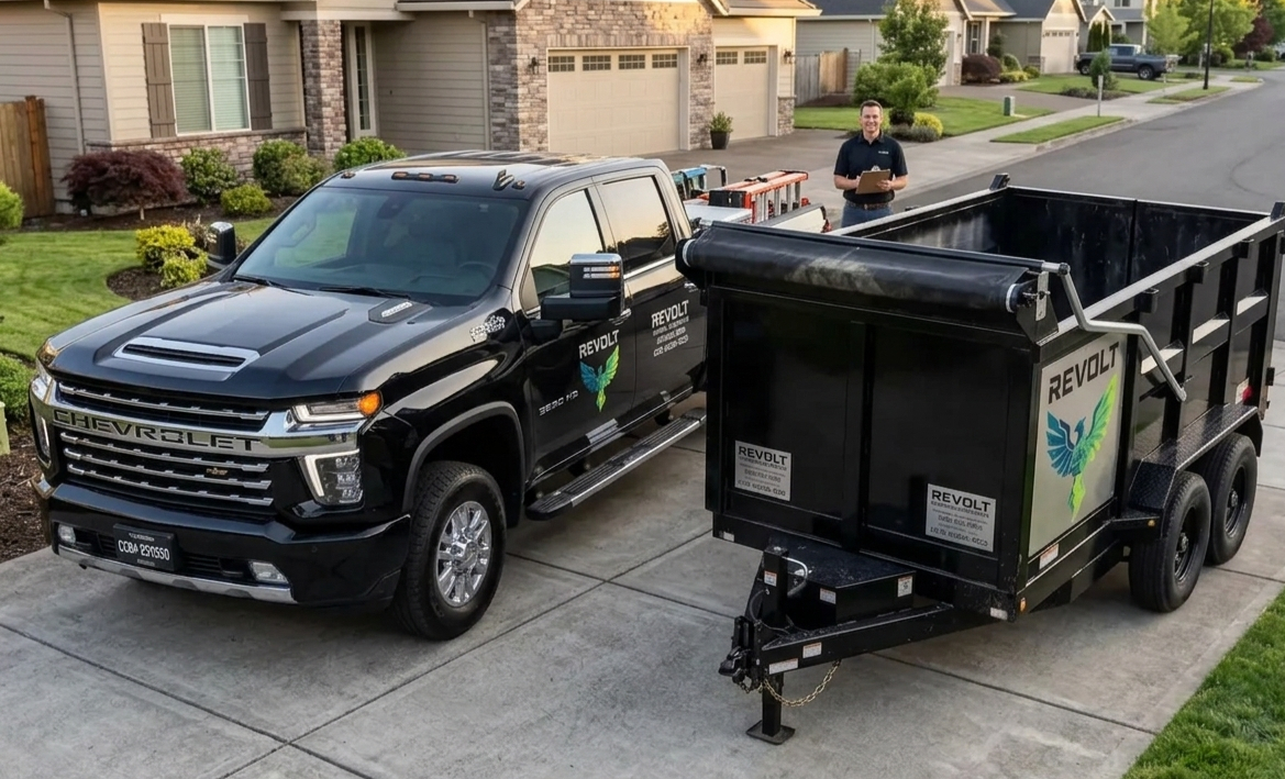 REVOLT Dump Trailer and Commercial Truck Hauling Equipment